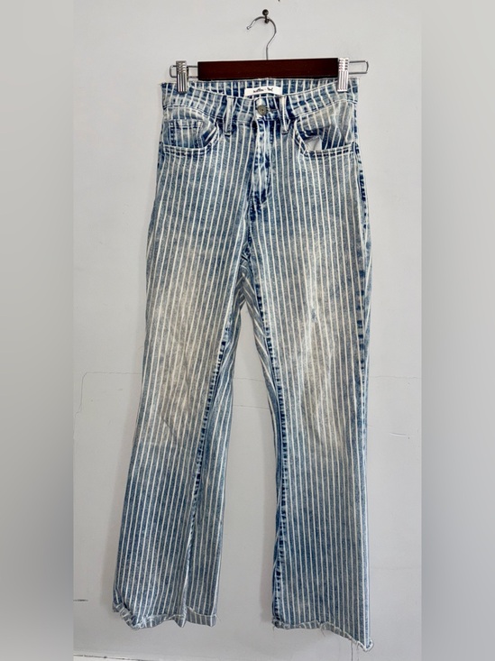 willow & root Denim - Willow & Root Railroad Striped Boho Pants sz 24